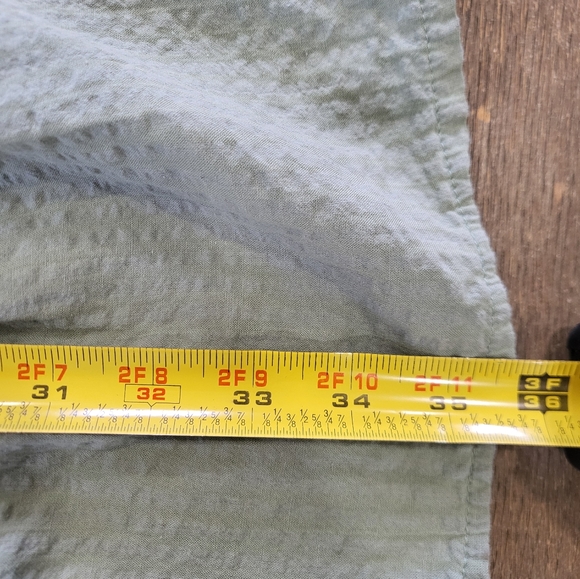 Chicwish 3 Tier Sunny Days Wide Leg Pants Size M/L Light Green - Picture 10 of 11